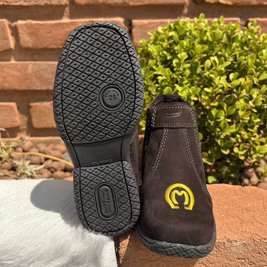 Botina Infantil Mangalarga Marrom