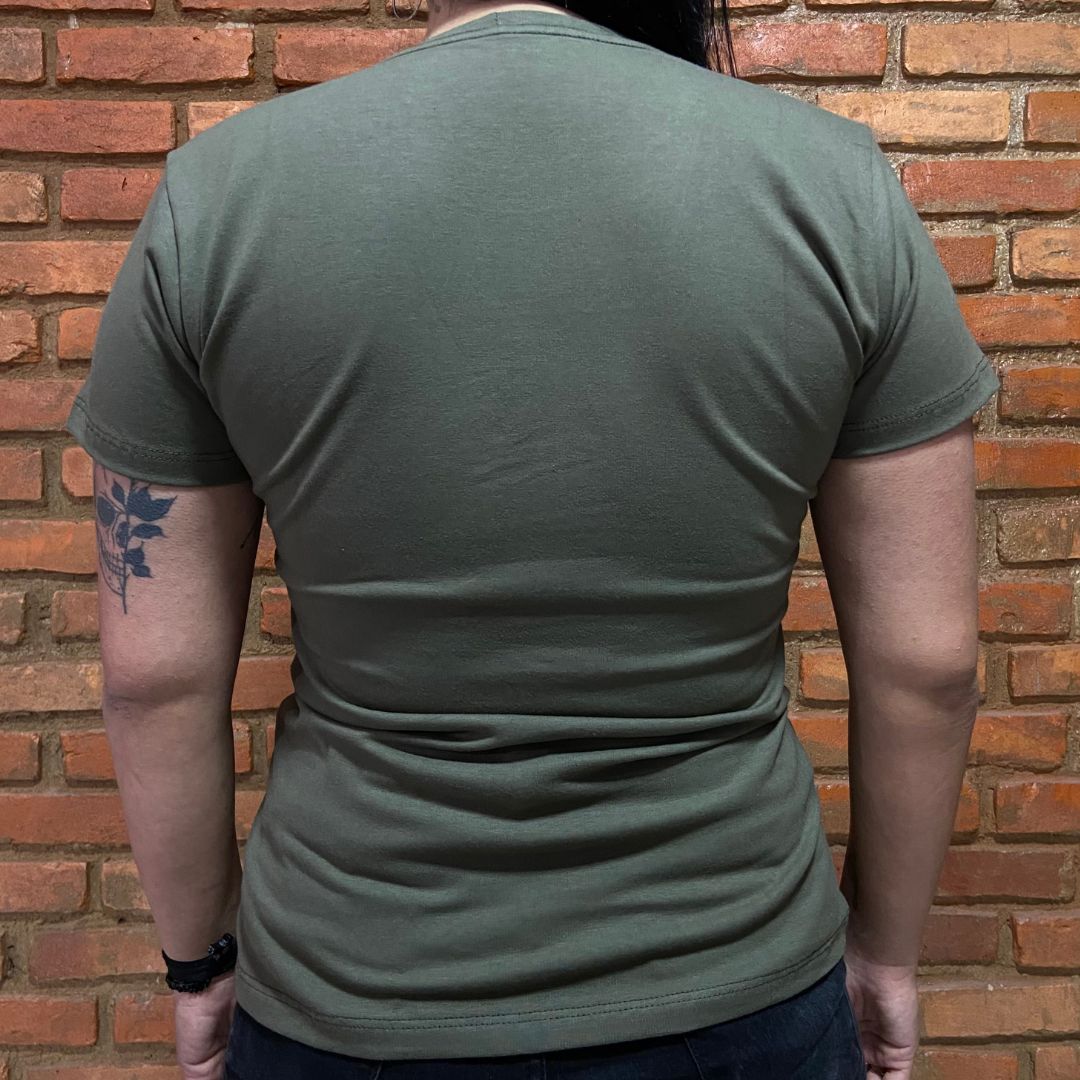 Camisa Texas Farm Feminina REF. CF273 VERDE FLORESTA