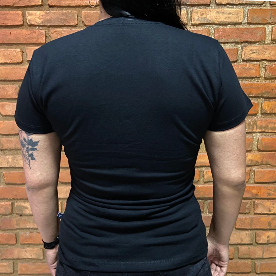 Camisa Texas Farm Feminina REF. CF273 PRETA