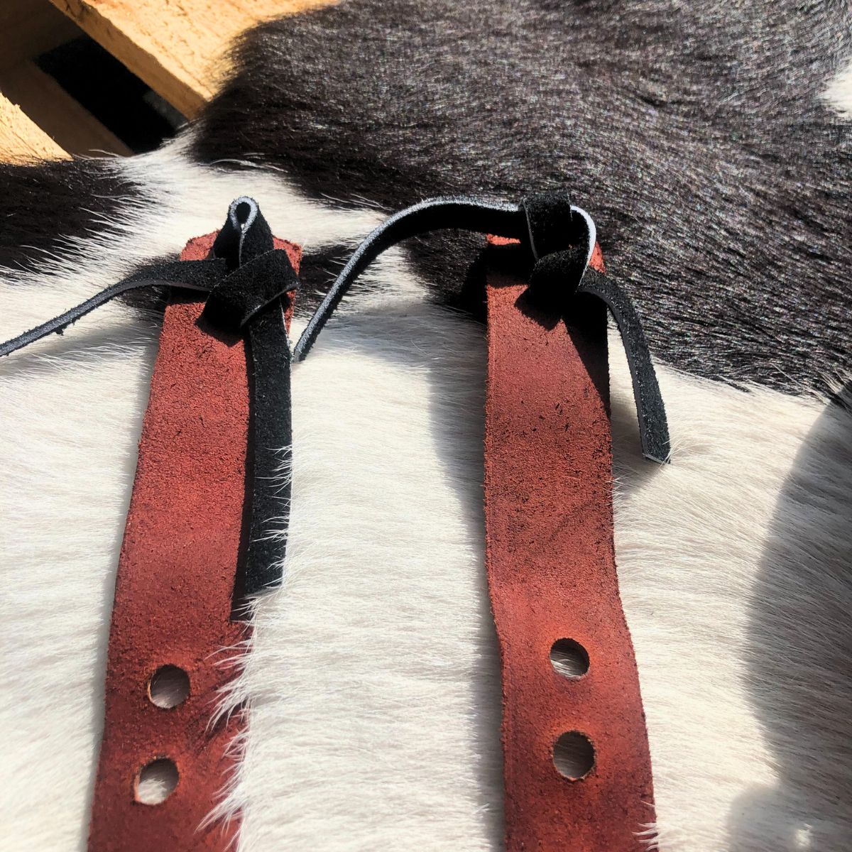 Arreata Em Couro Com Argola Ferradura Inox Havana