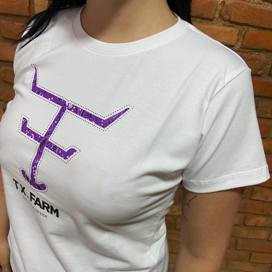 Camisa Texas Farm Feminina REF. CF273 BRANCA