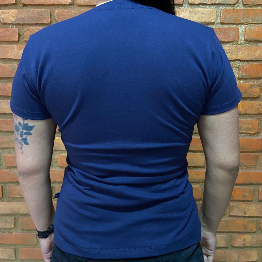 Camisa Texas Farm Feminina REF. CF283 AZUL MARINHO