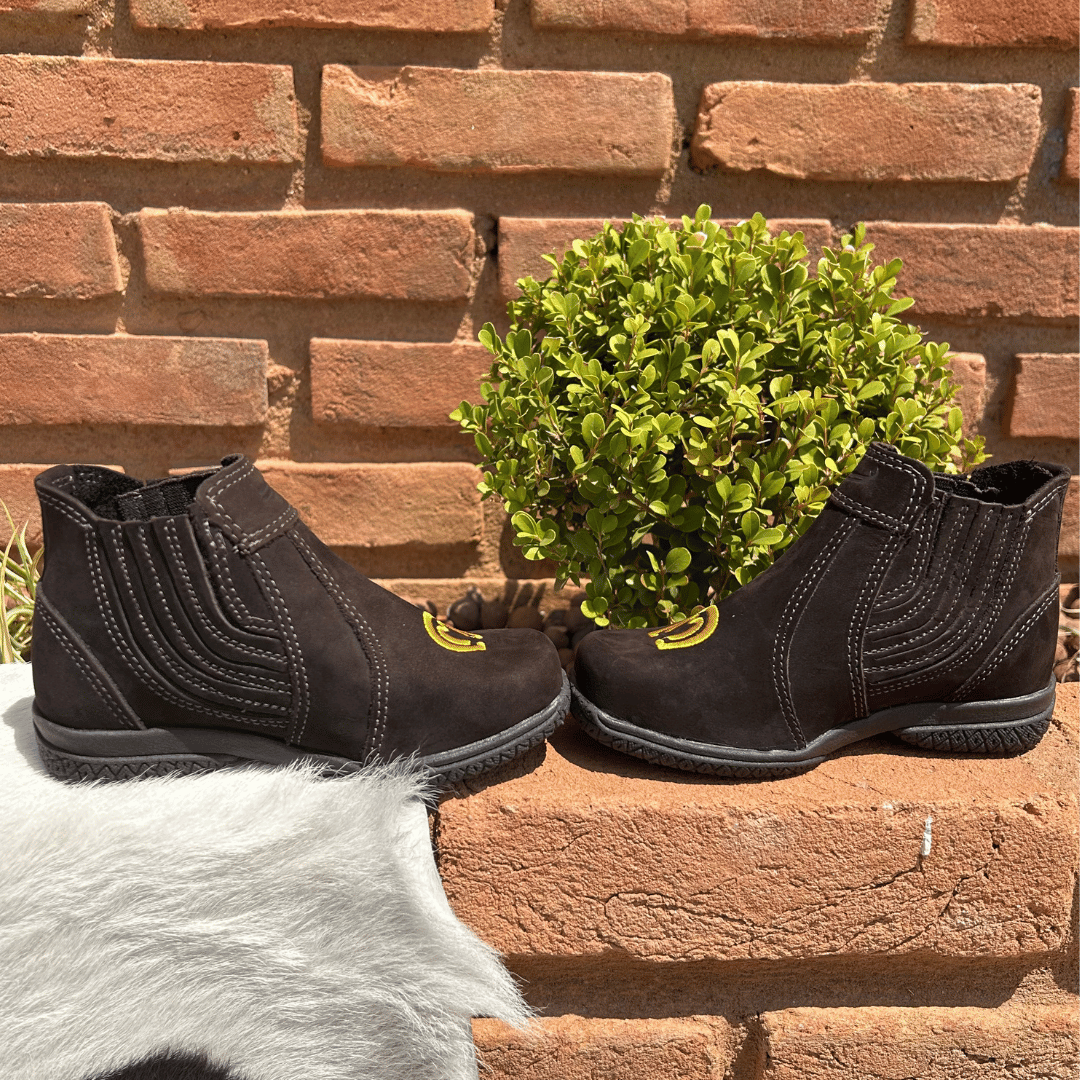 Botina Infantil Mangalarga Marrom