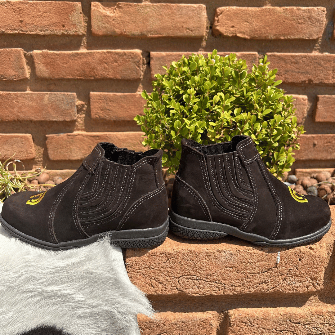 Botina Infantil Mangalarga Marrom