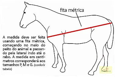 Capa de Inverno para Cavalo Preta