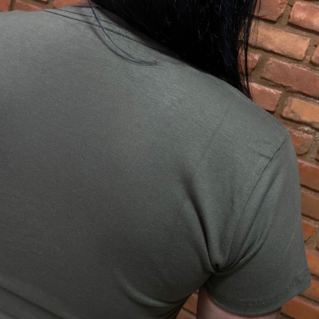 Camisa Texas Farm Feminina REF. CF273 VERDE FLORESTA