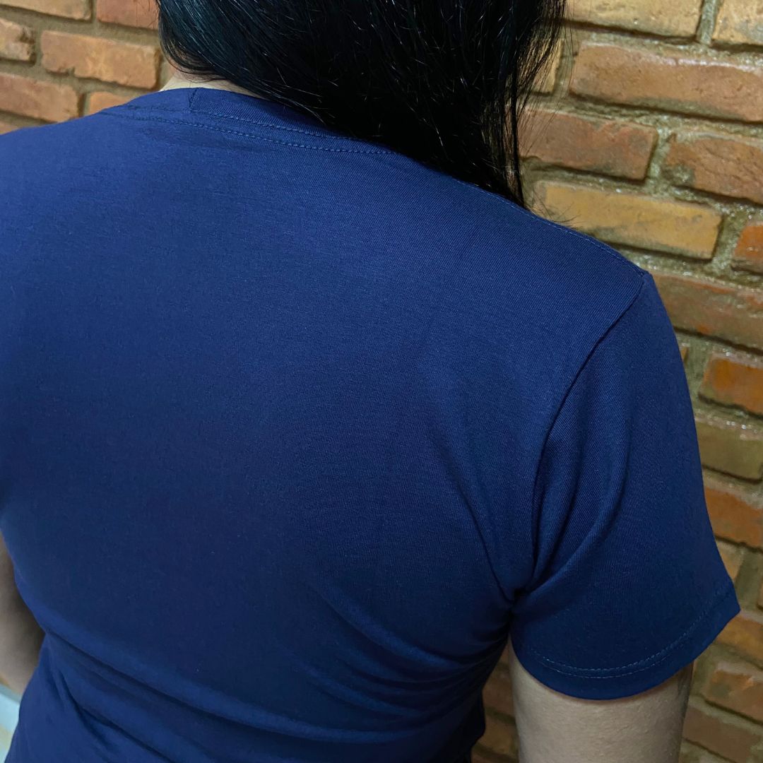 Camisa Texas Farm Feminina REF. CF283 AZUL MARINHO