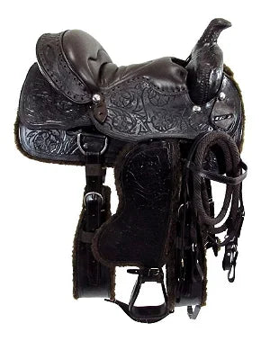 Sela Quarto de Milha Laço e Passeio Marrom Completa