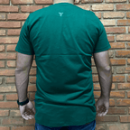 Camisa Texas Farm Masculina REF. CM589 VERDE BANDEIRA/BRANCO