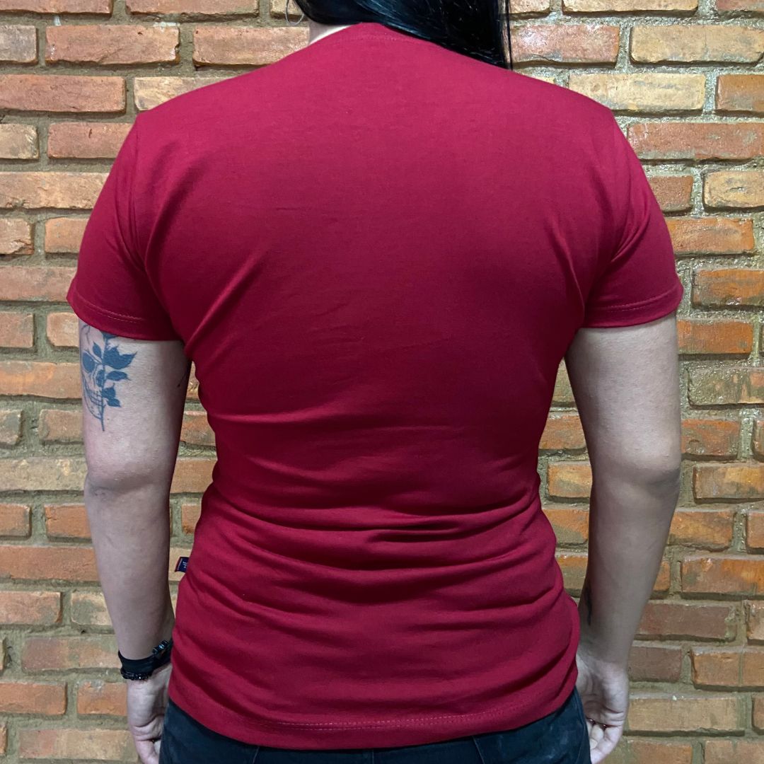 Camisa Texas Farm Feminina REF. CF295 VERMELHO CEREJA