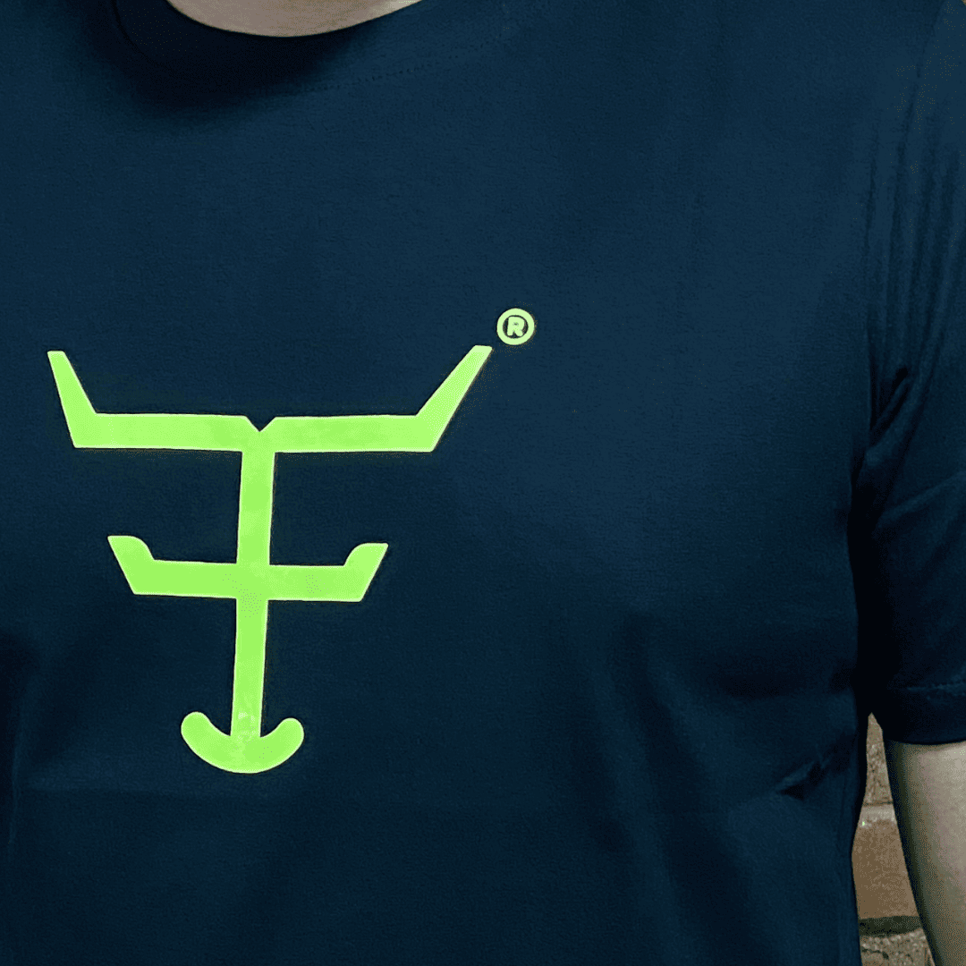 Camisa Texas Farm Masculina REF. CM589 PRETA/AMARELO NEON