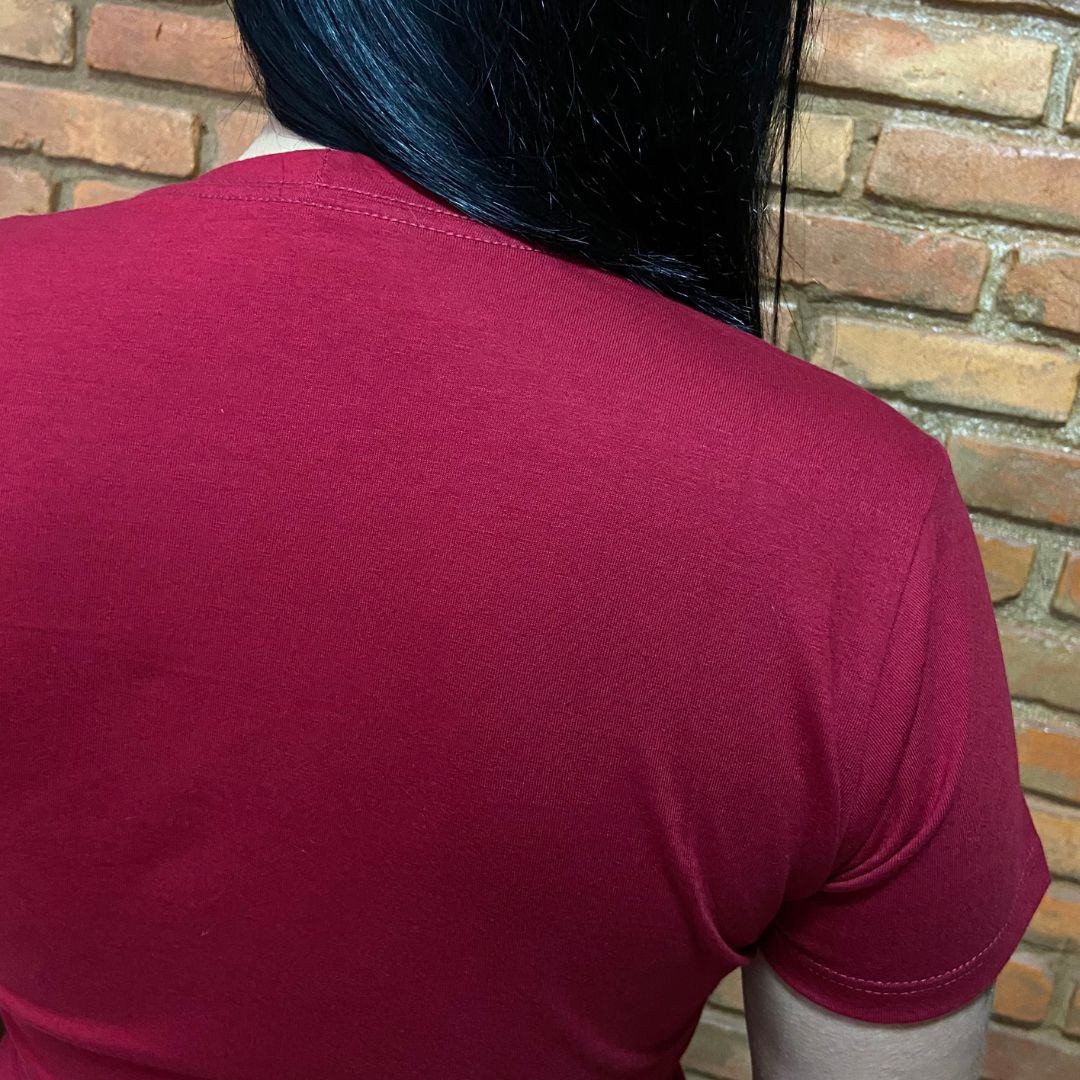 Camisa Texas Farm Feminina REF. CF295 VERMELHO CEREJA