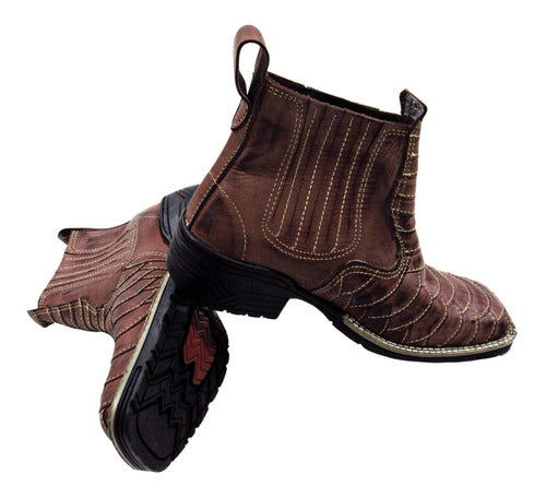 Botina Country Escamada Cowboy