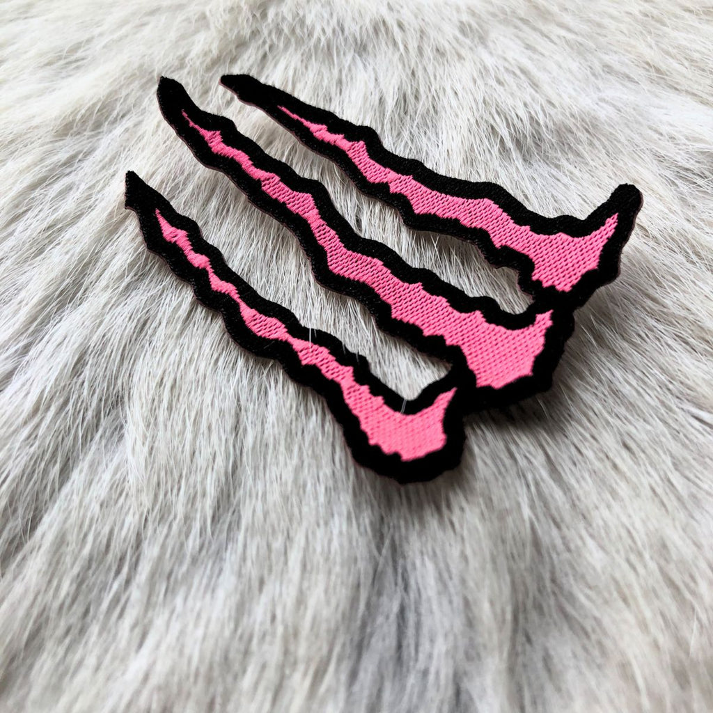 Adesivo Para Chapéu Monster Rosa
