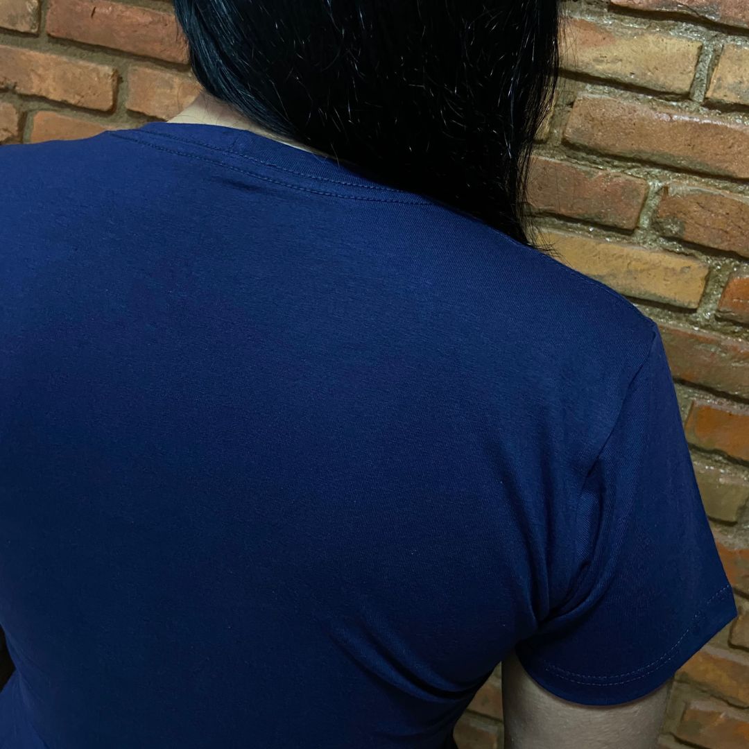Camisa Texas Farm Feminina REF. CF295 AZUL MARINHO