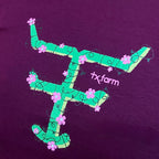 Camisa Texas Farm Feminina REF. CF273 ROXO AMORA