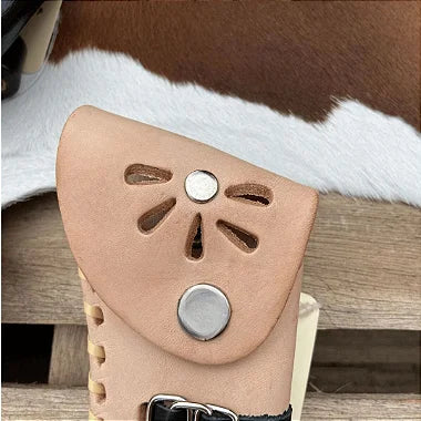 Bainha para Canivete Modelo Revolver Natural