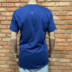Camisa Texas Farm Masculina REF. CM589 AZUL MARINHO/LARANJA