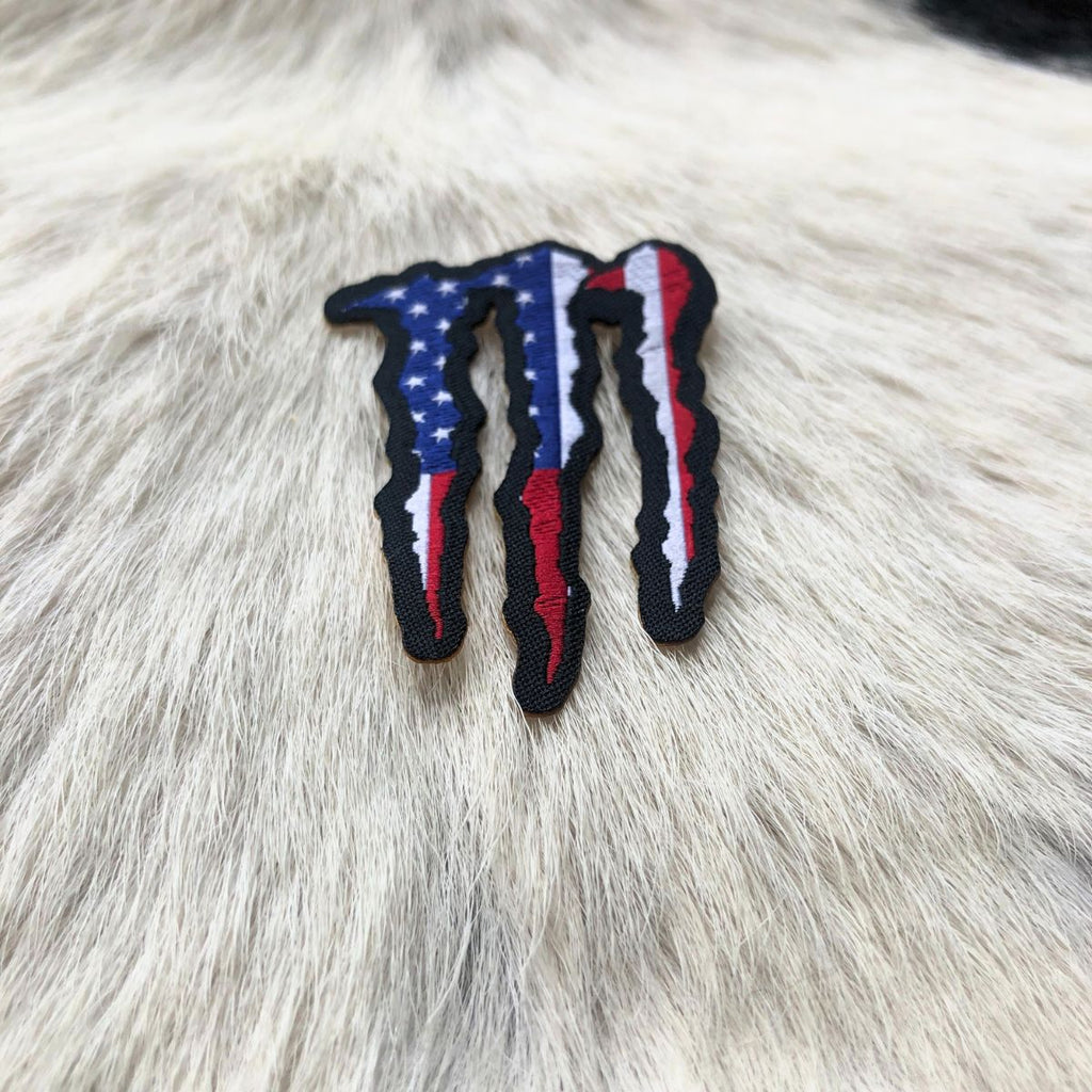 Adesivo Para Chapéu Monster Americano