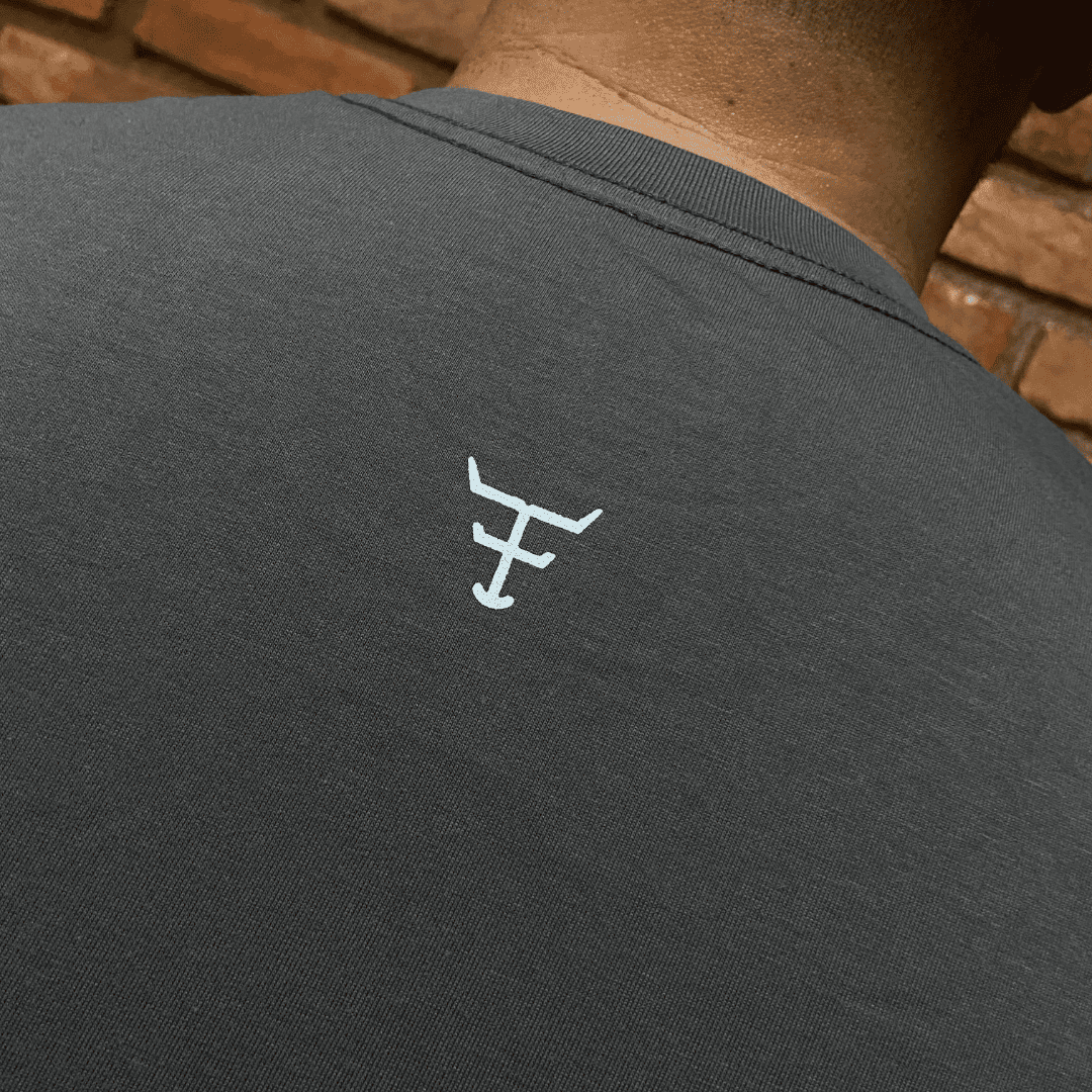 Camisa Texas Farm Masculina REF. CM589 CINZA MÉDIO/BRANCO