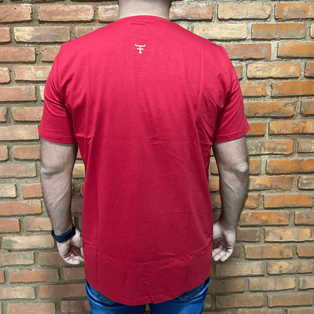 Camisa Texas Farm Masculina REF. CM143 VERMELHO