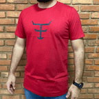 Camisa Texas Farm Masculina REF. CM589 VERMELHA/VINHO