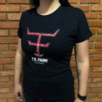 Camisa Texas Farm Feminina REF. CF273 PRETA