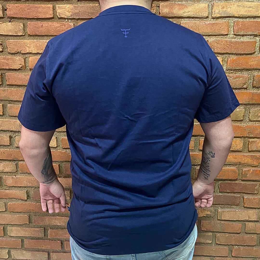 Camisa Texas Farm Masculina REF. CM618 AZUL MARINHO