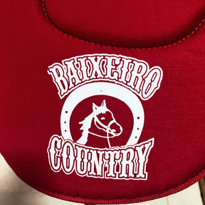 Baixeiro Borboleta Country Infantil Silkado Vermelho