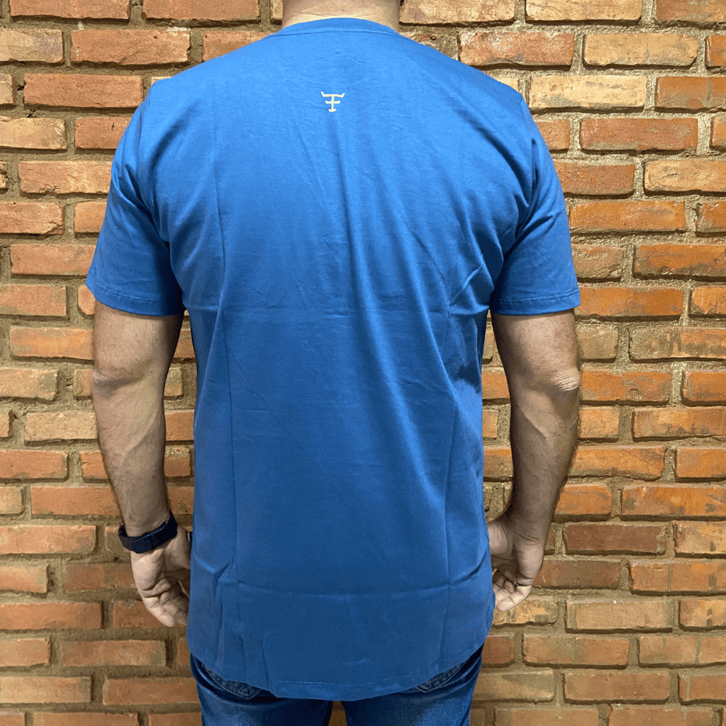 Camisa Texas Farm Masculina REF. CM358 AZUL INTENSE