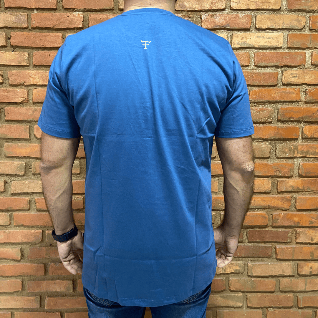 Camisa Texas Farm Masculina REF. CM358 AZUL INTENSE