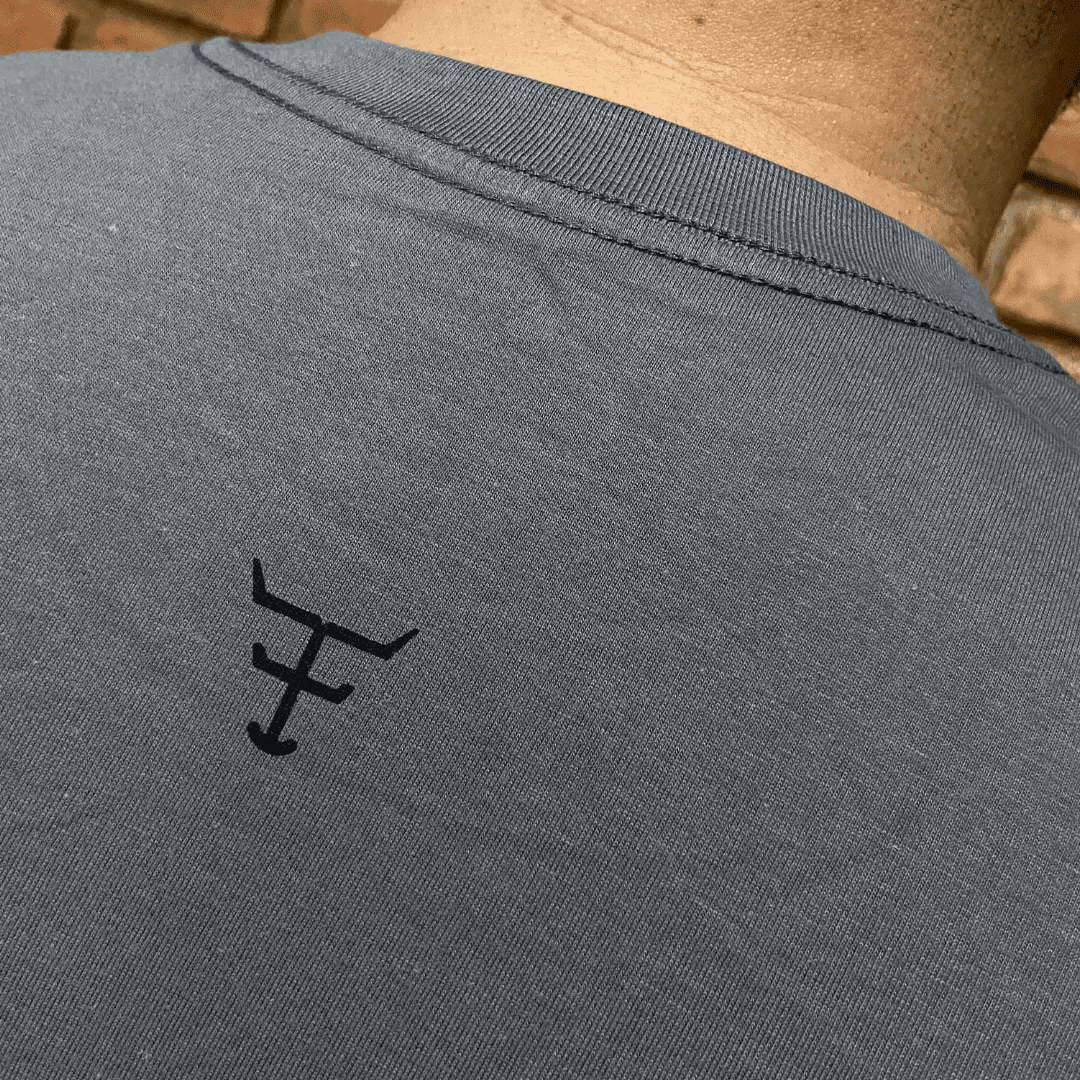 Camisa Texas Farm Masculina REF. CM589 CINZA MÉDIO/PRETO