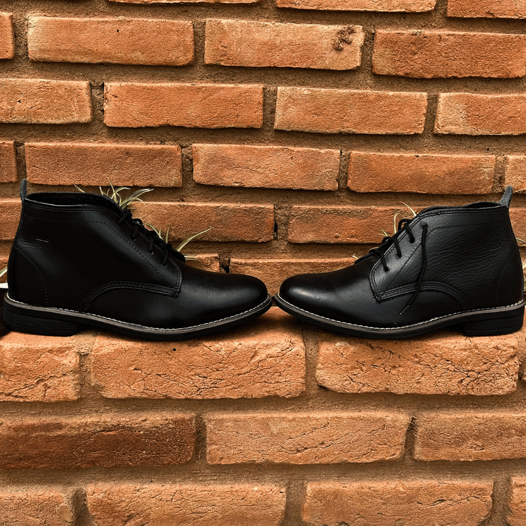 Botina Cadarço Chelsea Ref B53 Preto