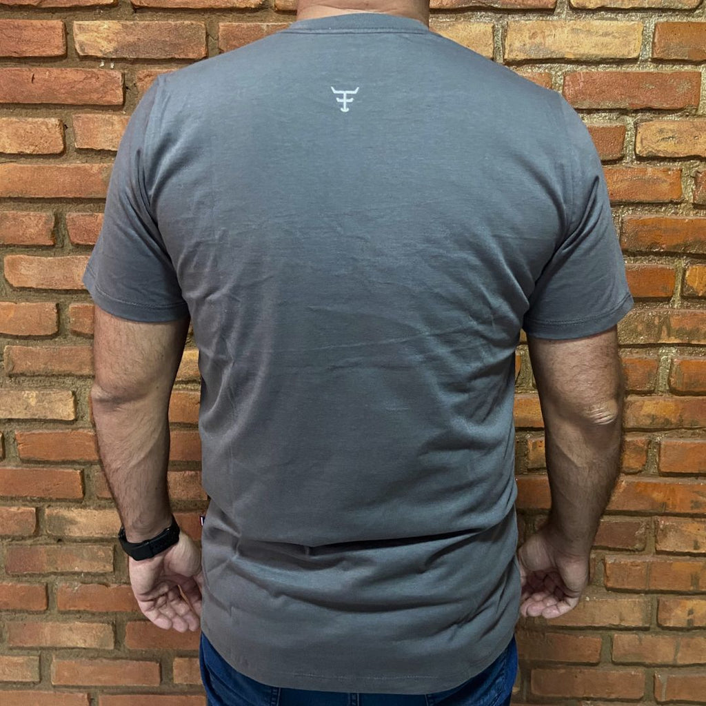 Camisa Texas Farm Masculina REF. CM143 CINZA MÉDIO