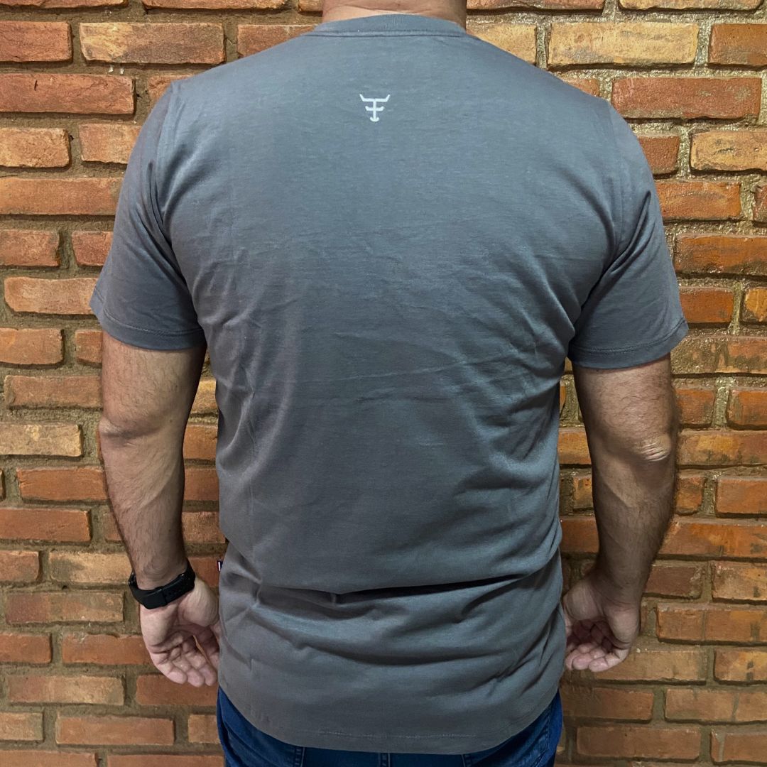 Camisa Texas Farm Masculina REF. CM143 CINZA MÉDIO