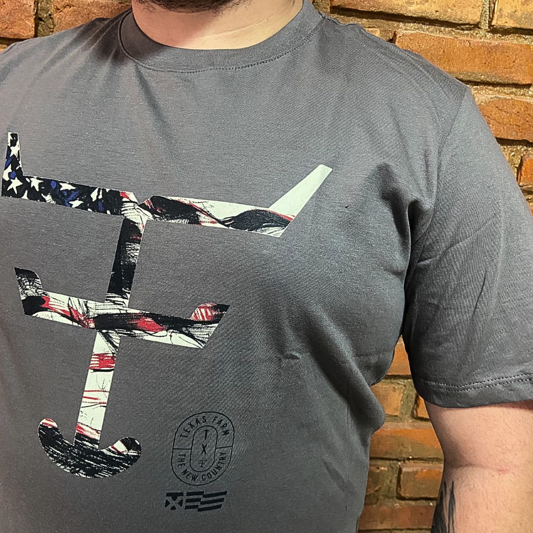 Camisa Texas Farm Masculina REF. CM485 CINZA MÉDIO