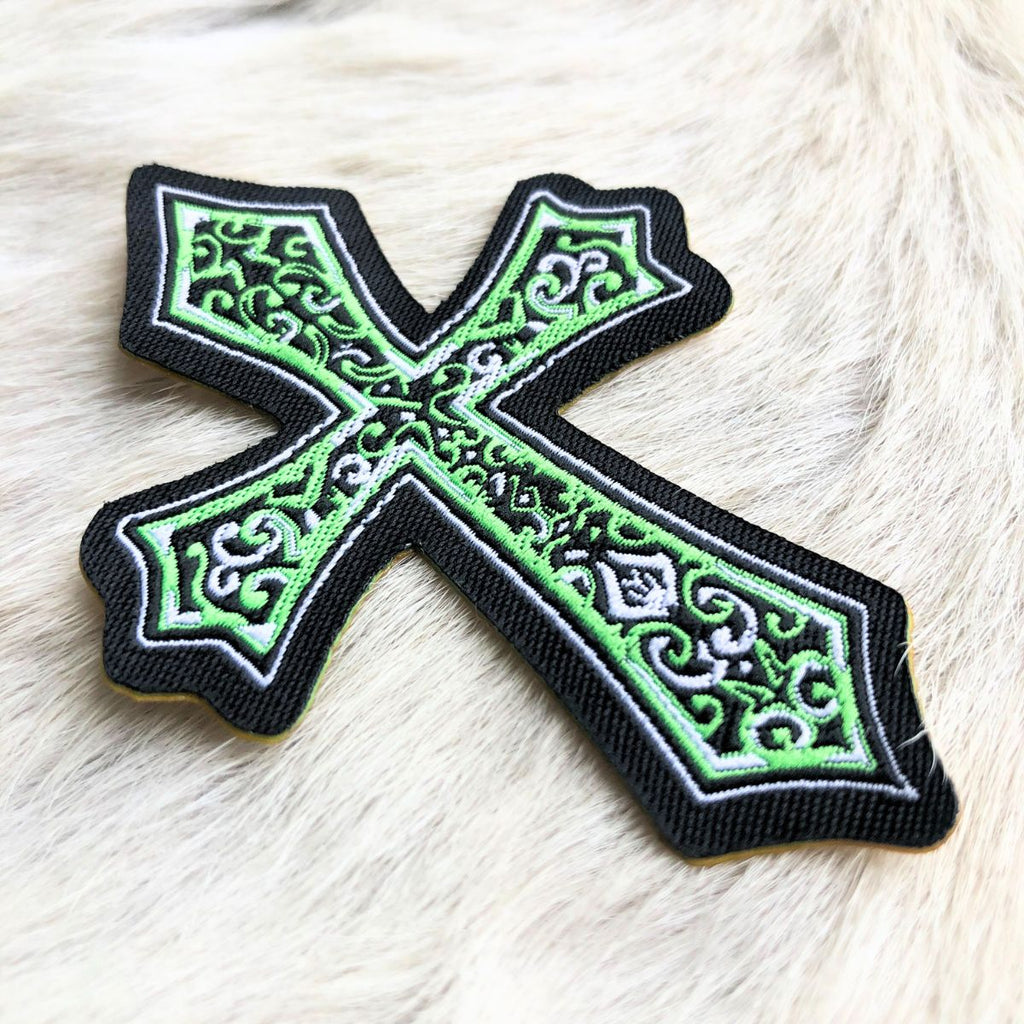Adesivo Para Chapéu Cruz Verde