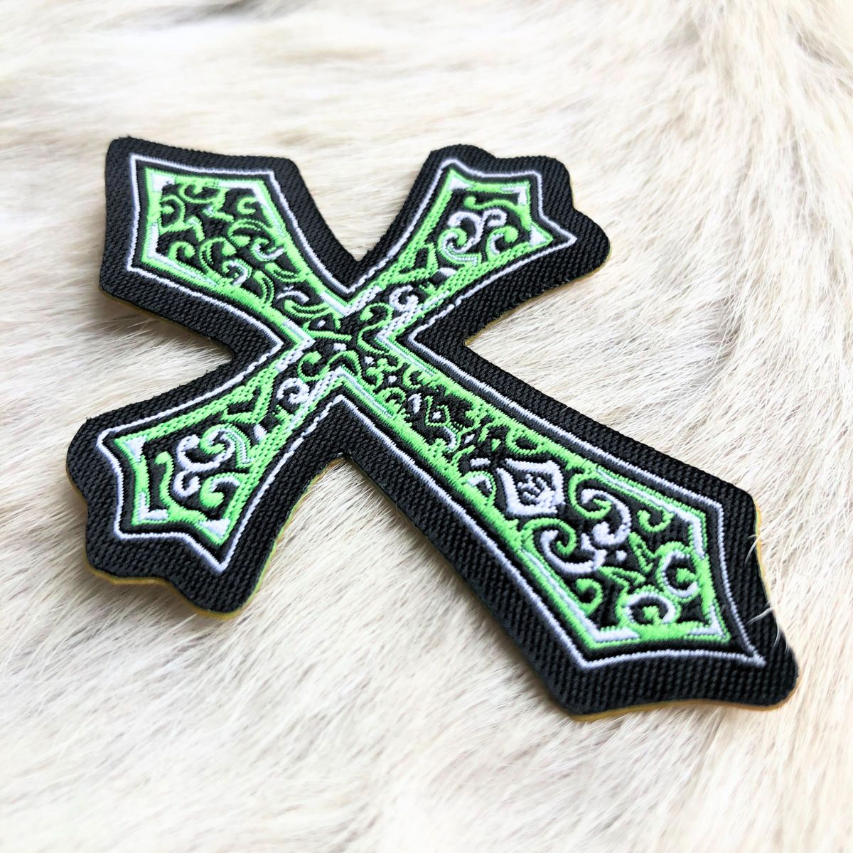 Adesivo Para Chapéu Cruz Verde