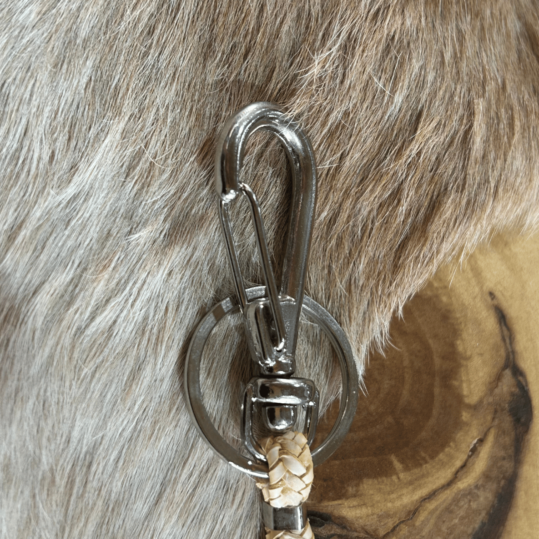 Chaveiro Coração com Cavalo com Mosquetão