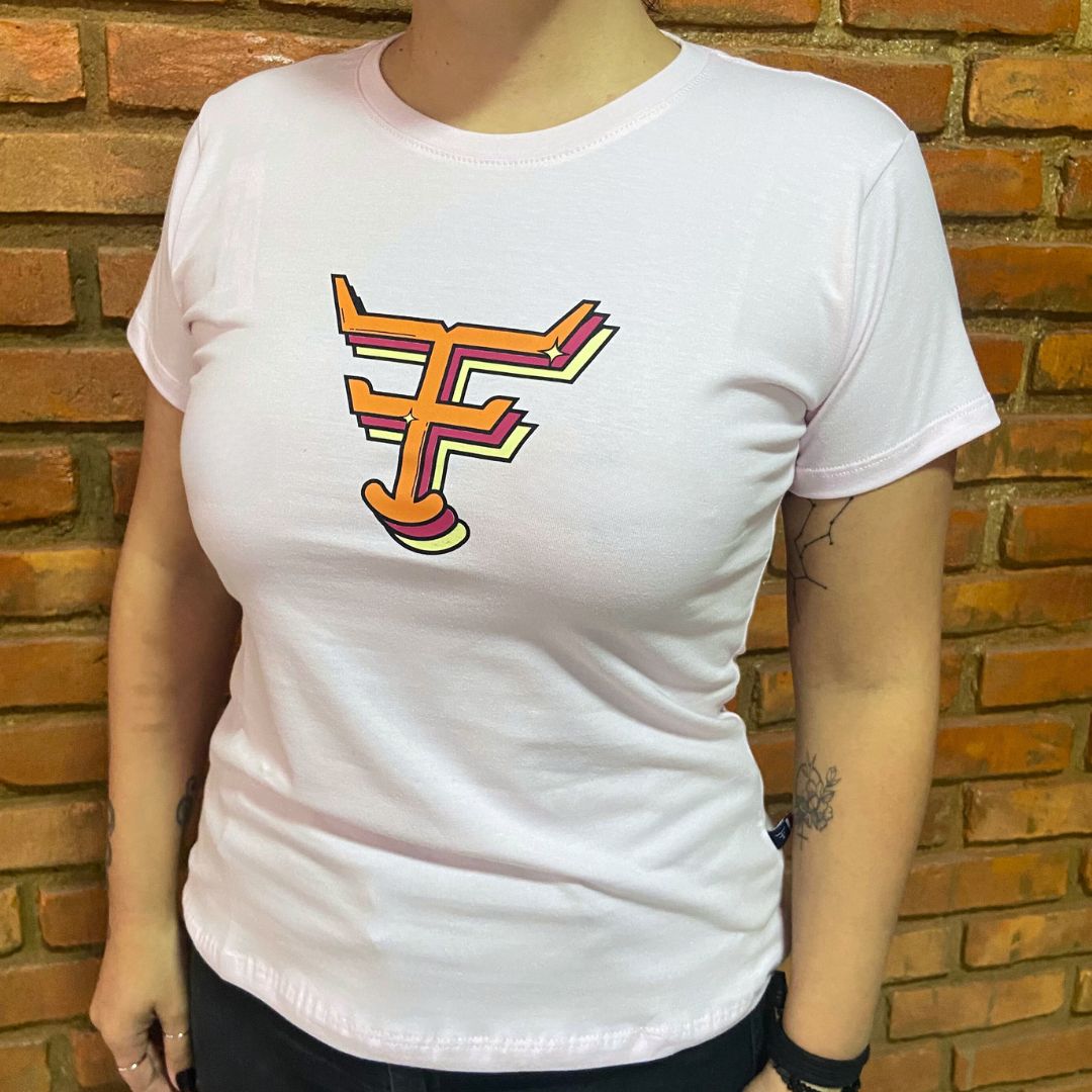 Camisa Texas Farm Feminina REF. CF296 ROSA BB