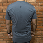Camisa Texas Farm Masculina REF. CM589 CINZA MÉDIO/PRETO