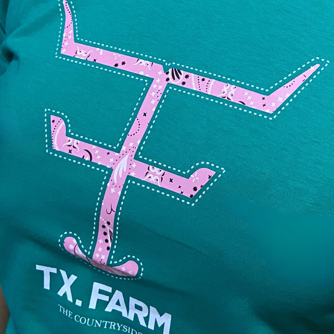 Camisa Texas Farm Feminina REF. CF273 VERDE JADE