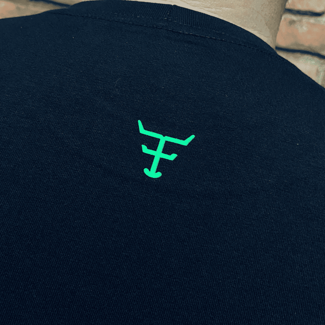 Camisa Texas Farm Masculina REF.CM589 PRETA/VERDE NEON