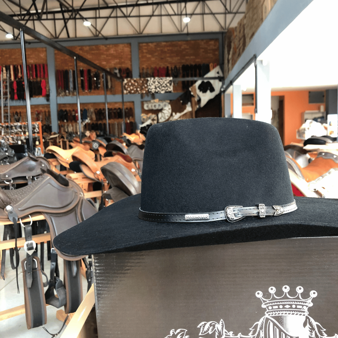 Chapéu Marcatto Country de Feltro Premium 14444 Preto