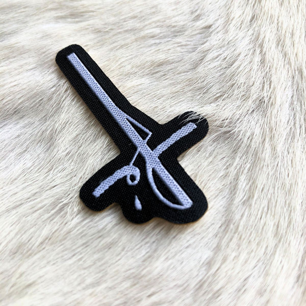 Adesivo Para Chapéu Fé Preto