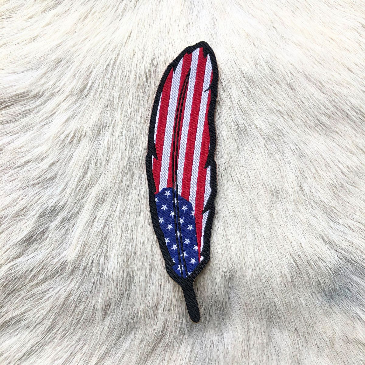 Adesivo Para Chapéu Pena Americana