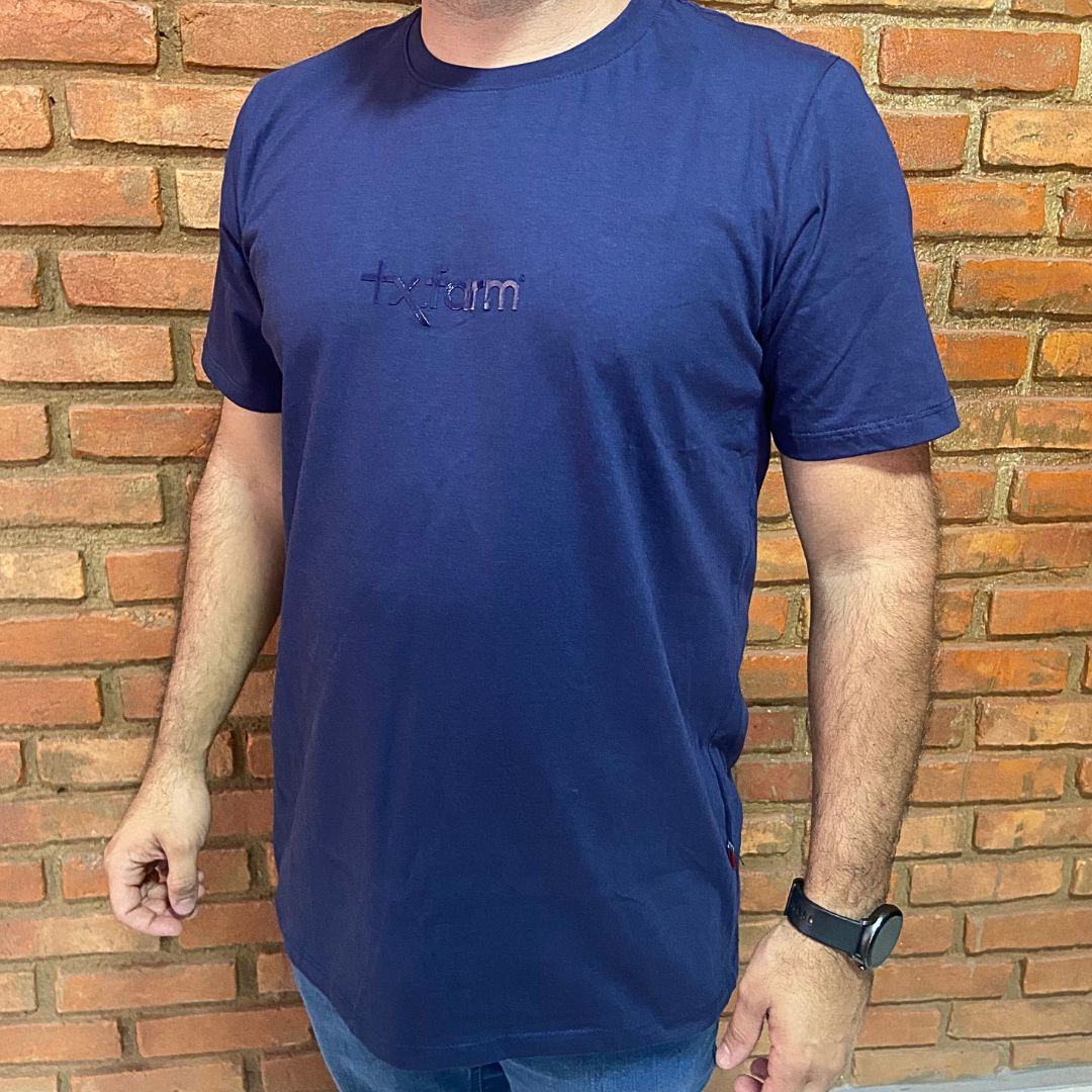 Camisa Texas Farm Masculina REF. CM617 AZUL MARINHO