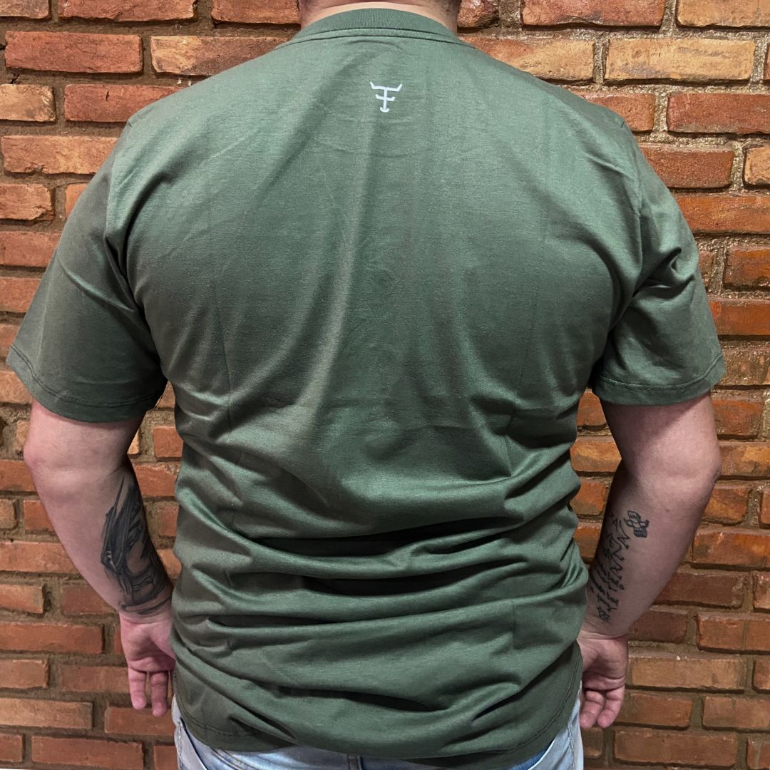 Camisa Texas Farm Masculina REF. CM583 VERDE BROTO