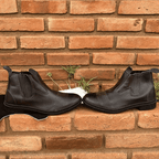 Botina Costura Bico Ref B34 Latego Café