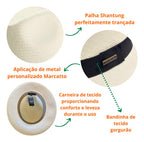 Chapéu Marcatto Casual Shantung 15884 Natural